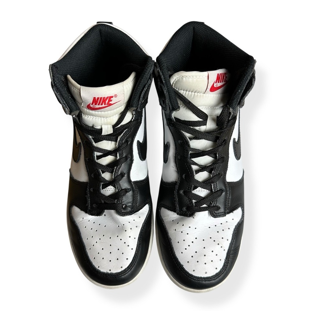 Nike Dunk High Panda‎ Sneakers Women's Size 8 White/Black DD1869 103 - Picture 4 of 13